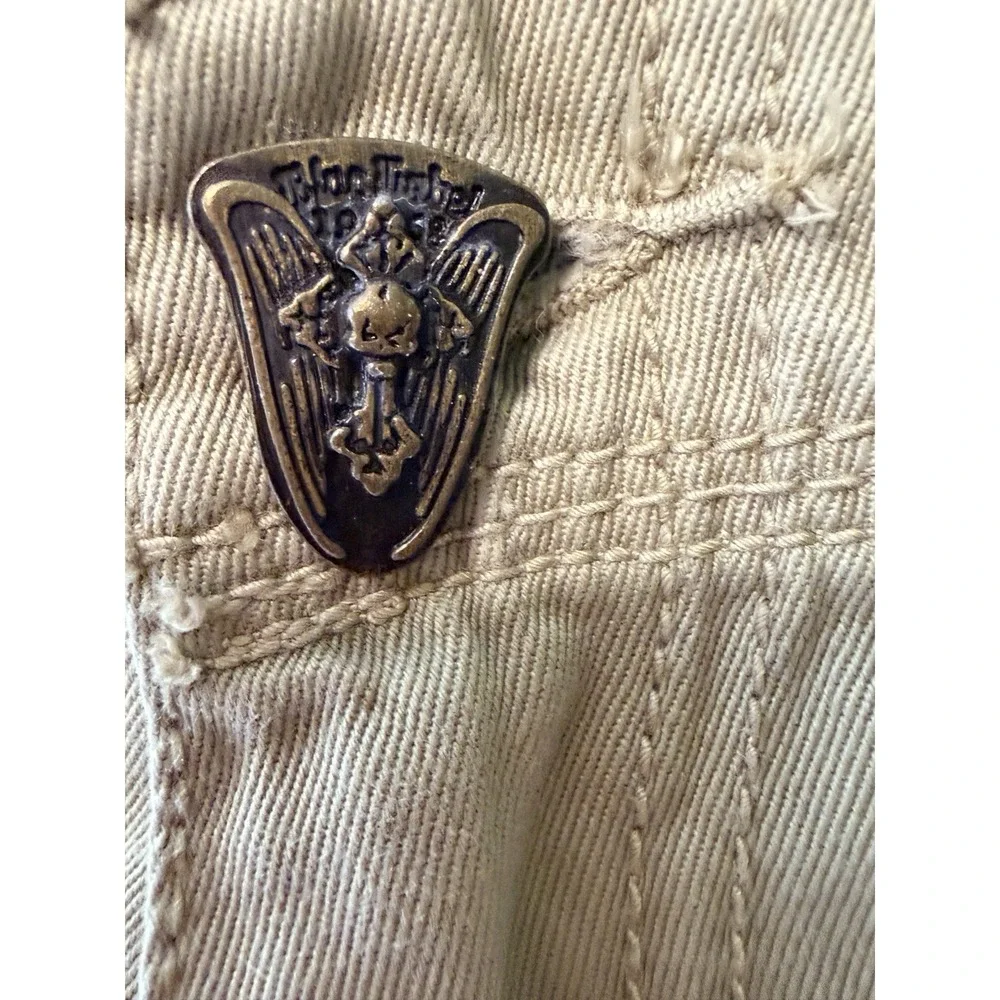 Vintage Blac Label Pants Mens 42x35 Khaki Y2K Studded Skater Punk 90s Gangster